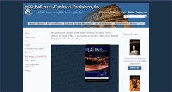 Desktop Screenshot of bolchazy.com